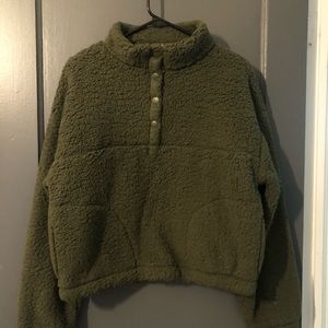 Sherpa Crop Sweater